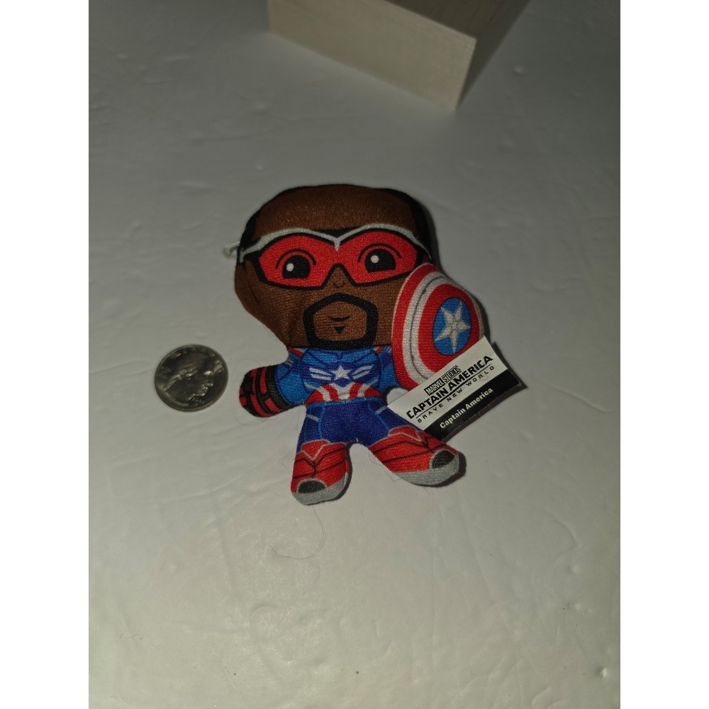 2024 McDonald's Happy Meal plush toy featuring Sam Wilson as Captain America